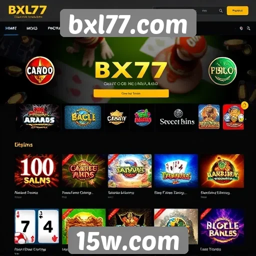 Experiência de usuário no site bxl77.com